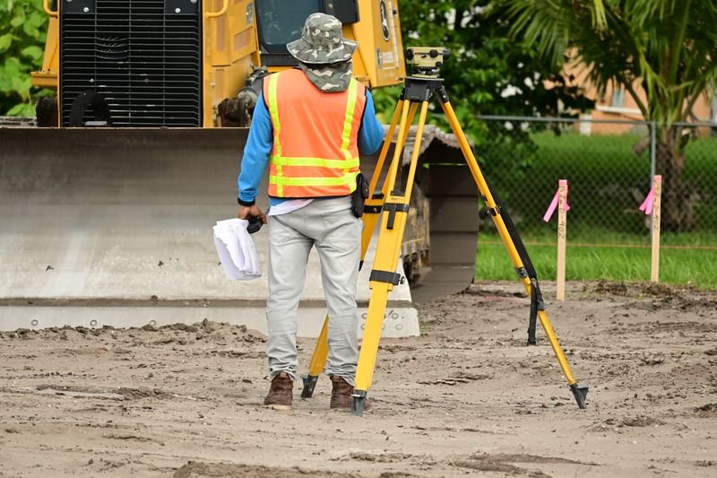 A representative inspecting land on a buyer's behalf