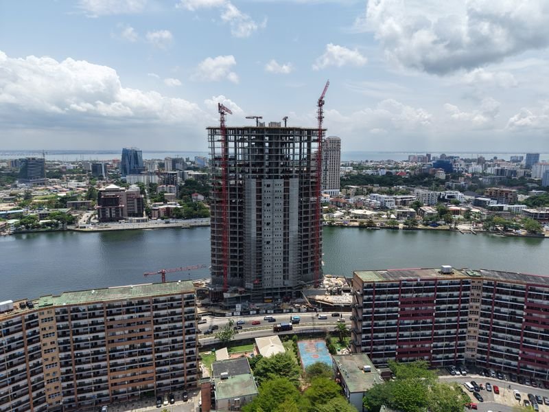 Off-plan residential development under construction