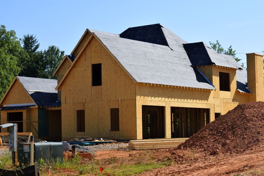 Residential estate under construction in Nigeria