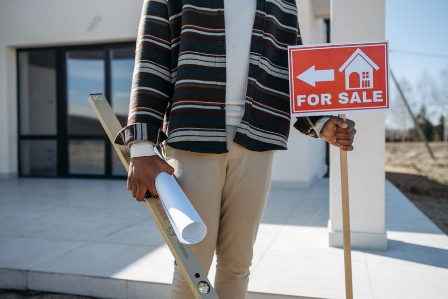 A residential property being put up for sale