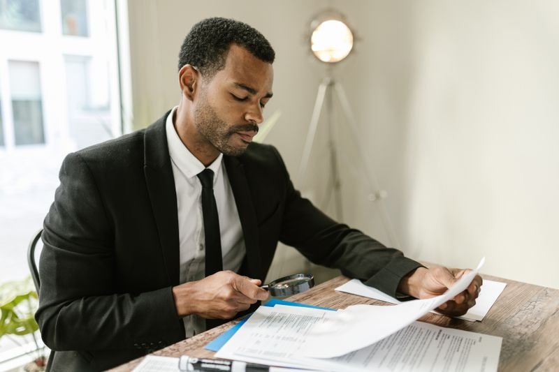 Examining a land title document