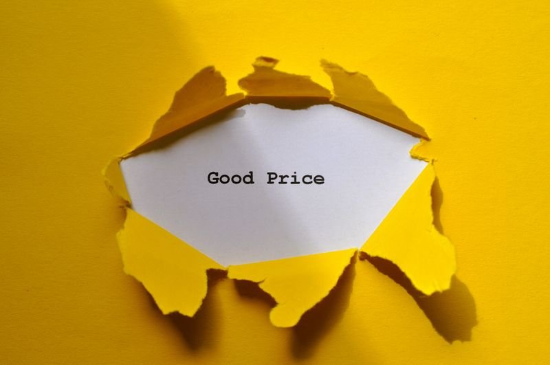 A suspiciously low price on a property