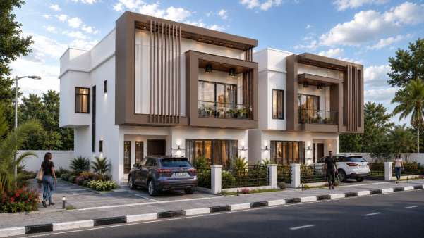 3-Bedroom Semi-Detached Duplex (350 sqm) render