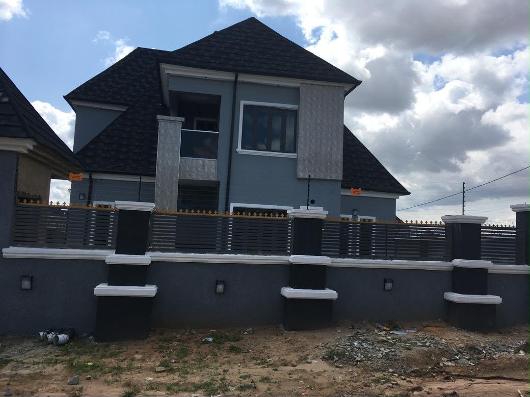 Detached duplex in a developing estate at Pyakasa, Abuja